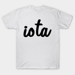 Iota Script T-Shirt